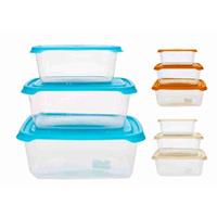 3 Contenitori  Frigo Box Quadro Diamond