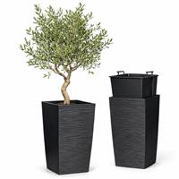 Vaso Aurora 30X30X57H Antracite