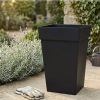 Vaso Melrose Quadro Alto 40X40X65Cm Antracite