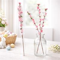 Ramo Di Pesco 3Rami L. 75Cm.30 Fiori Rosa