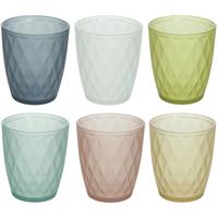 Tognana 6 Bicchieri Glass Jenny Pastel Matt
