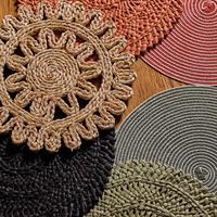 Tovaglietta Diametro 38 Cm Placemat Taupe