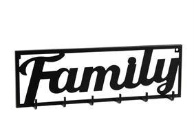 Appendino Metallo Family  51*15*3,5 Cm
