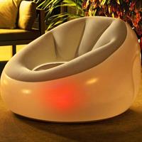 Poltrona Puffo  Bordopiscina Con Led Multicolor Cm. 102x97x71