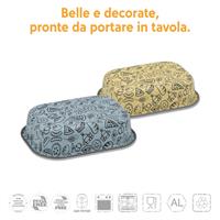 Accademia Mugnano Teglia Rettangolare 20X14 Cm Bordo Alto