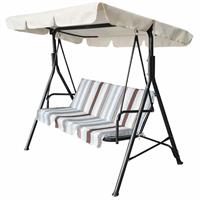 Dondolo da giardino 3 posti modello Many Domus 170x110xh153cm jn-026