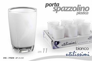 Porta Spazzolino 2 Tone 11.5 Cm