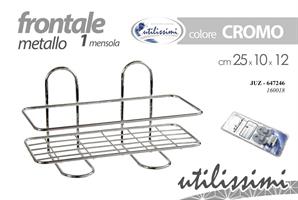 Frontale Bagno Cromo 25X10X12 Cm