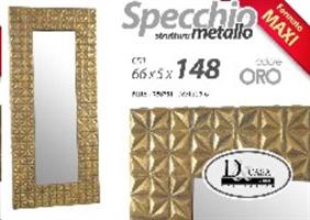 Specchio Oro 66*148*5 Cm