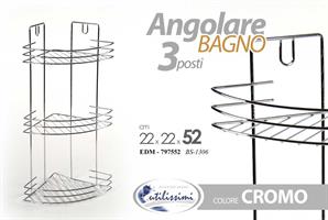 Angolare A 3 Con Ventosa 22*22*52 Cm