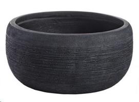 Vaso Graffiti Ciotola Nero L