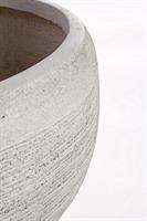 Vaso Graffiti Ciotola Bianco L