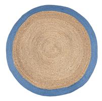 Tappeto Zahra Naturale-Azzurro D120