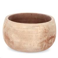 Vaso Minh Basso Terracotta Marrone M