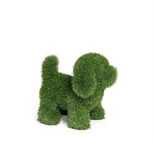 Decorazione Erba Sintetica Cane 35x33 h