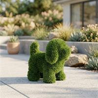 Decorazione Erba Sintetica Cane 35X33H cm  Bizzotto