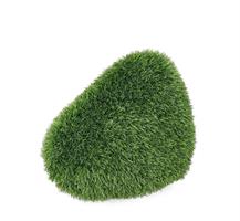 Decorazione Erba Sintetica Sasso 30x15 H