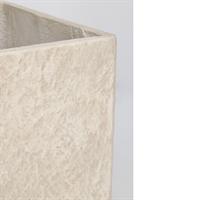 Vaso Meli Quadrato Basso Beige S