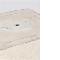 Vaso Meli Quadrato Basso Beige L