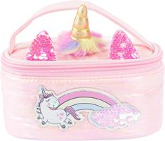 Girabrilla Puffer Unicorn Case Pink