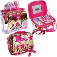 Girabrilla Valigetta Up Oro Con Stelle Fucsia