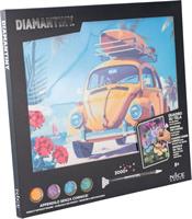 Diamantiny Quadro Retro Car Yellow