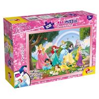 Lisciani Disney Puzzle Df Maxifloor 108 Princess-Rainbow World