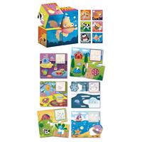 Lisciani Montessori Baby Wood Cubes And Logic 2 in 1