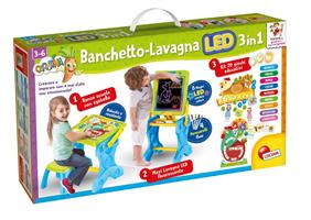 Lisciani Carotina Banchetto-Lavagna Led 3 in 1