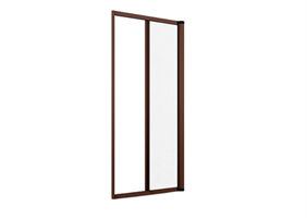 Zanzariera a rullo in alluminio laterale 150x250cm marrone