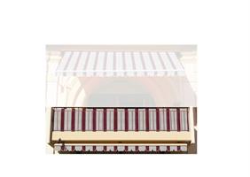 Telo antisguardo 75x500cm bordeaux crema