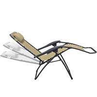 Sdraio Relax Virtus 165x65x113H cm Colore Natural Hu-100