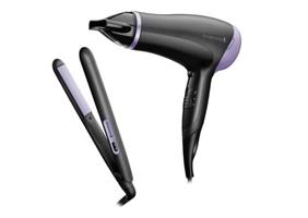 Asciugacapelli Remington 2000W+Piastra Capelli D3016Gp