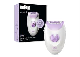 Braun Epilatore Se3000 20Pinze Bianco/Viola