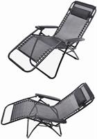 Sdraio Relax Virtus 165x65x113H cm Colore Nero Hu-115w