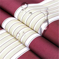 Tenda da Sole a Caduta 3x2.5 Mt Senza Cassone Bordeaux/Crema