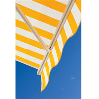 Tenda da Sole a Caduta 3x2.5 Mt Senza Cassone Giallo/Bianco
