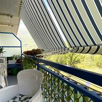 Tenda da Sole a Caduta 3x2.5 Mt Senza Cassone Verde/Bianco