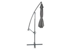 Ombrellone con piede laterale  3mt Colore grigio