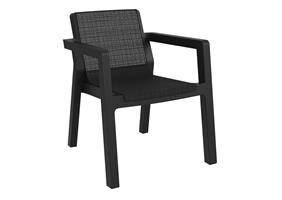Set 4 Posti Riviera Da Giardino Colore Antracite
