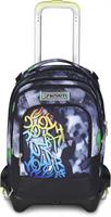 Zaino-Trolley Scuola Jack -3Wd+ Detach Seven  Sprint Paint Boy