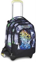 Zaino-Trolley Scuola Jack -3Wd+ Detach Seven  Sprint Paint Boy