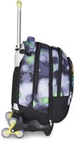 Zaino-Trolley Scuola Jack -3Wd+ Detach Seven  Sprint Paint Boy