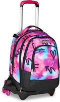 Zaino-Trolley Scuola Jack -3Wd+ Detach Seven Sprint Paint Girl