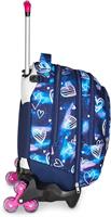 Zaino-Trolley Scuola Jack -3Wd+ Detach Seven Gloomy Heart