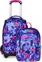 Zaino-Trolley Scuola Jack -3Wd+ Detach Seven Shady Dye Girl