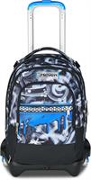 Zaino-Trolley Scuola Jack -3Wd+ Detach Seven Quick Graffiti Boy