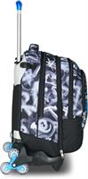 Zaino-Trolley Scuola Jack -3Wd+ Detach Seven Quick Graffiti Boy