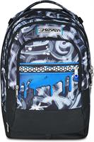 Zaino-Trolley Scuola Jack -3Wd+ Detach Seven Quick Graffiti Boy
