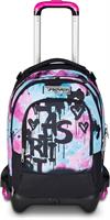 Zaino-Trolley Scuola Jack -3Wd+ Detach Seven Quick Graffiti Girl